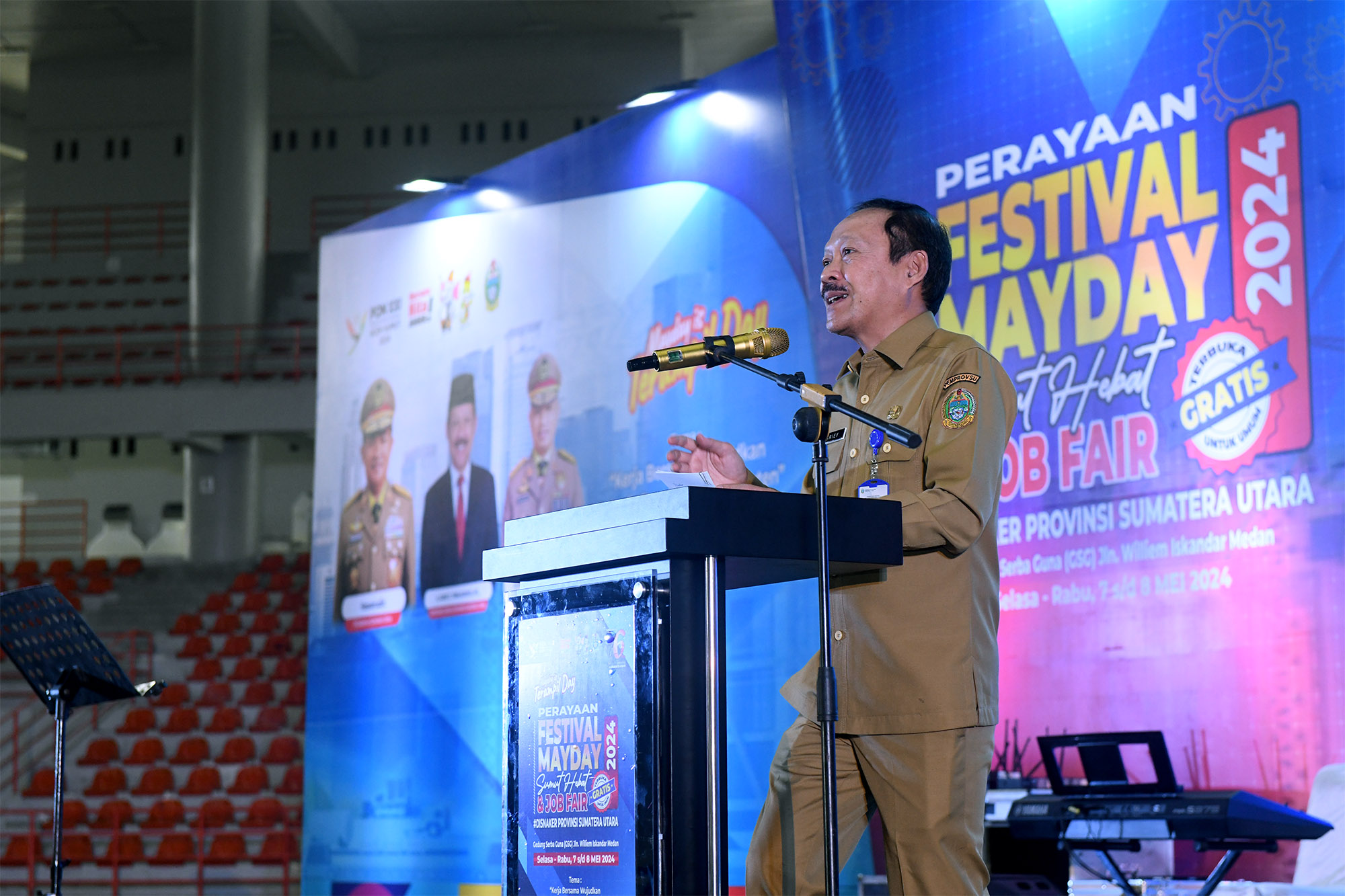 Buka Job Fair Sumut Hebat Sekdaprov Perlu Keberimbangan Antara