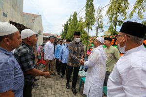Wagub Sumut Musa Rajekshah menghadiri syukuran walimatussafar Ketua DPW Badan Komunikasi Pemuda Remaja Masjid Indonesia (BKPRMI) Sumut, Ustaz Syafrizal Harahap sebelum menunaikan ibadah haji