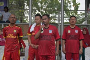 Turnamen sepakbola memperebutkan Piala Bupati Serdang Bedagai (Sergai) tahun 2022, tim Perbaungan memenangkan pertandingan