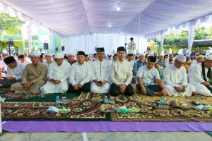 Wagub Sumut Musa Rajekshah bersama Pangdam IBB Mayjen TNI Achmad Daniel Chardin menghadiri acara Binjai Berzikir Maju Kotanya, Berbudaya dan Religius Warganya yang digelar di Kota Binjai