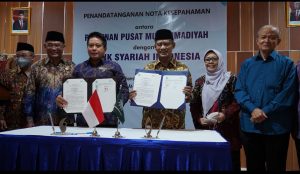 PT Bank Syariah Indonesia Tbk (BSI) melakukan kerja sama dengan PP Muhammadiyah guna meningkatkan inklusifitas dan penetrasi keuangan syariah di Indonesia