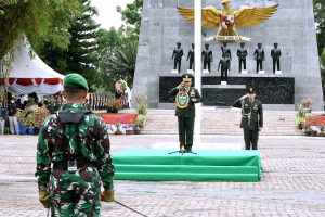 Panglima Kodam I Bukit Barisan, Mayjend TNI Achmad Daniel Chardin menjadi Inspektur Upacara Peringatan Hari Kesaktian Pancasila