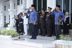 Bupati Asahan H Surya BSc memimpin Upacara Hari Bela Negara ke-74 Tahun 2022