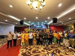 H Syah Afandin SH bersilaturahmi sekaligus menghadiri Pelantikan Perkumpulan Keluarga Besar Kabupaten Langkat