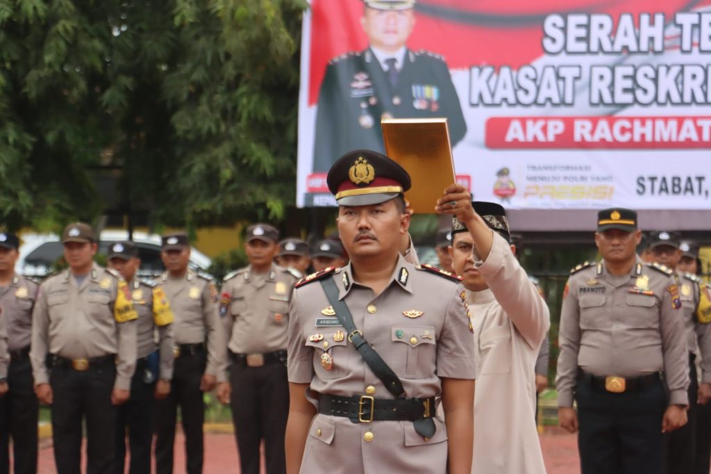 AKP Rahmad Aribowo Resmi Jabat Kasat Reskrim Polres Langkat