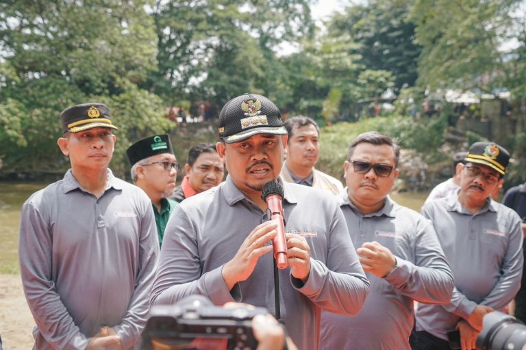 Bobby Nasution Tegaskan Mulai 2024  Denda Rp 10 juta yang Buang Sampah ke Sungai