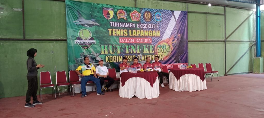 Dandim dan Bupati Lamongan Resmikan Tenis Eksekutif