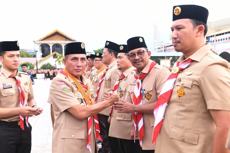 Edy Rahmayadi Dianugerahi Gelar Bapak Pramuka Sumut