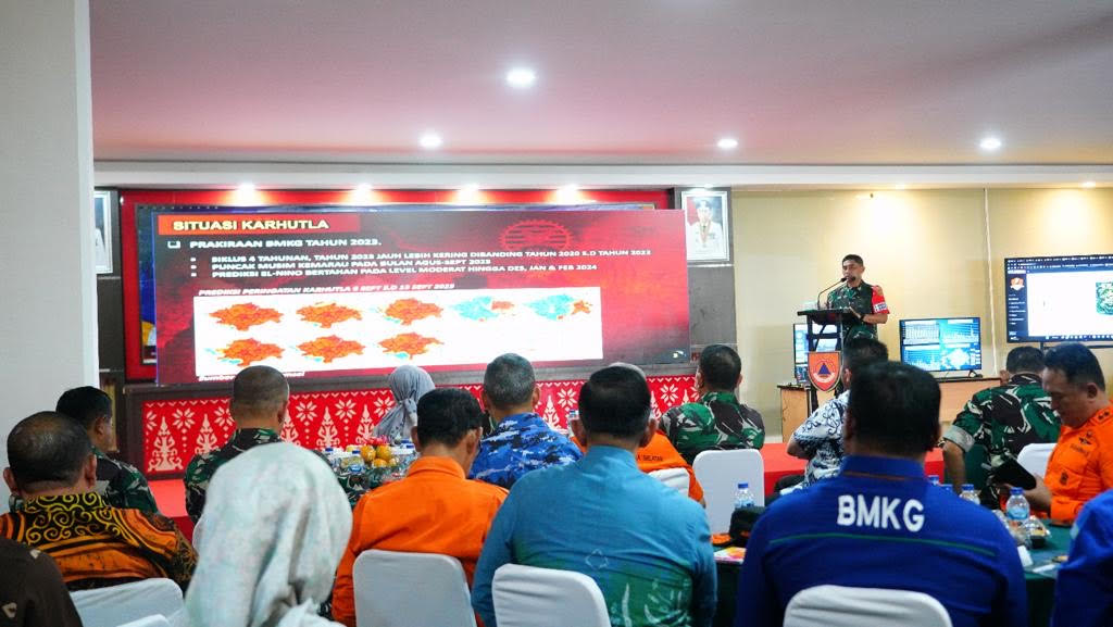 Kebakaran Hutan dan Lahan Jenderal Dudung Abdurachman Cek Penanganan Karhutla di Sumsel