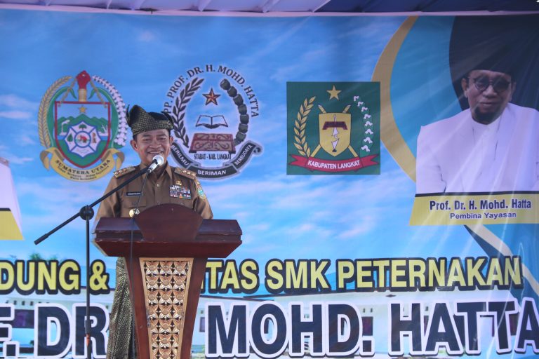 Langkat Punya SMK Peternakan, Pj Gubernur Sumut Sebut akan Jadi Investasi Besar