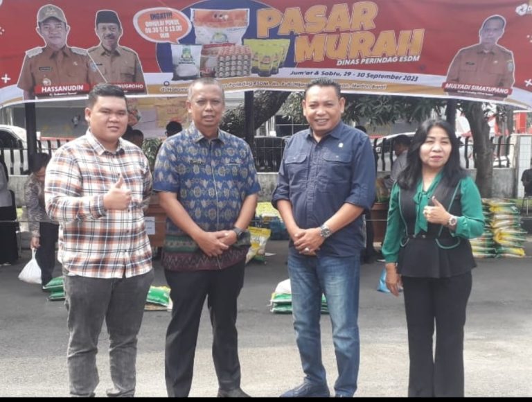 Masyarakat Berterimakasih kepada Pj Gubsu, Anggota DPRD Sumut Apresiasi Pasar Murah Disperindagsu