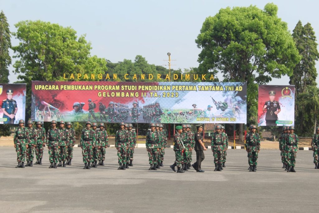 101 Peserta Ikuti Studi Pendidikan Pertama Tamtama Gelombang Kedua