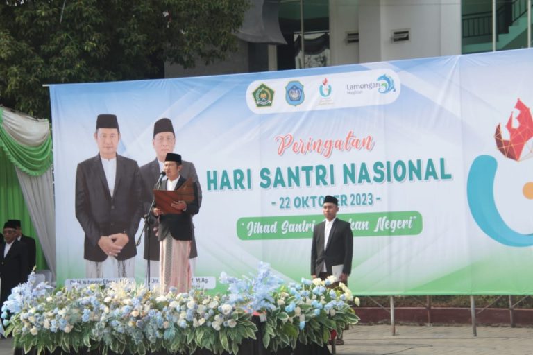 Dandim Lamongan Hadiri Peringatan Hari Santri Nasional