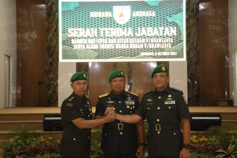  Danrem 082CPYJ dan Aster Kasdam Brawijaya Resmi Berganti