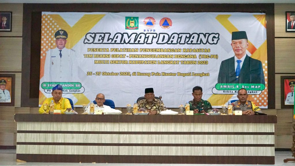 Pemkab Langkat Resmi Menggelar Pelatihan TRC-PB