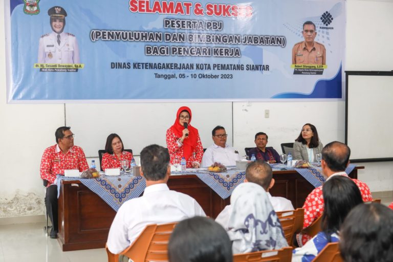 Pemko Siantar Tekan Angka Pengangguran dan Lakukan Bimbingan Bagi Calon Pekerja