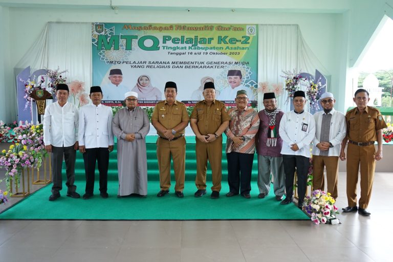 Wabup Asahan Buka MTQ Pelajar Ke-II Tingkat Kabupaten Asahan Tahun 2023