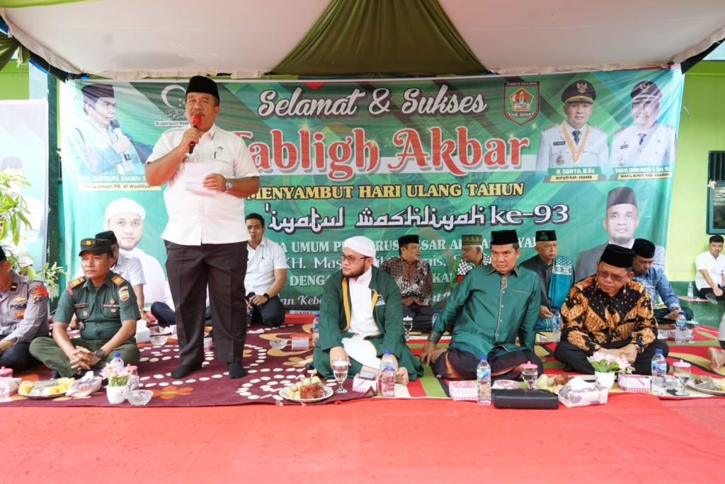 Wabup Asahan Ikuti Tabliqh Akbar Al-Jami'yatul Wasliyah