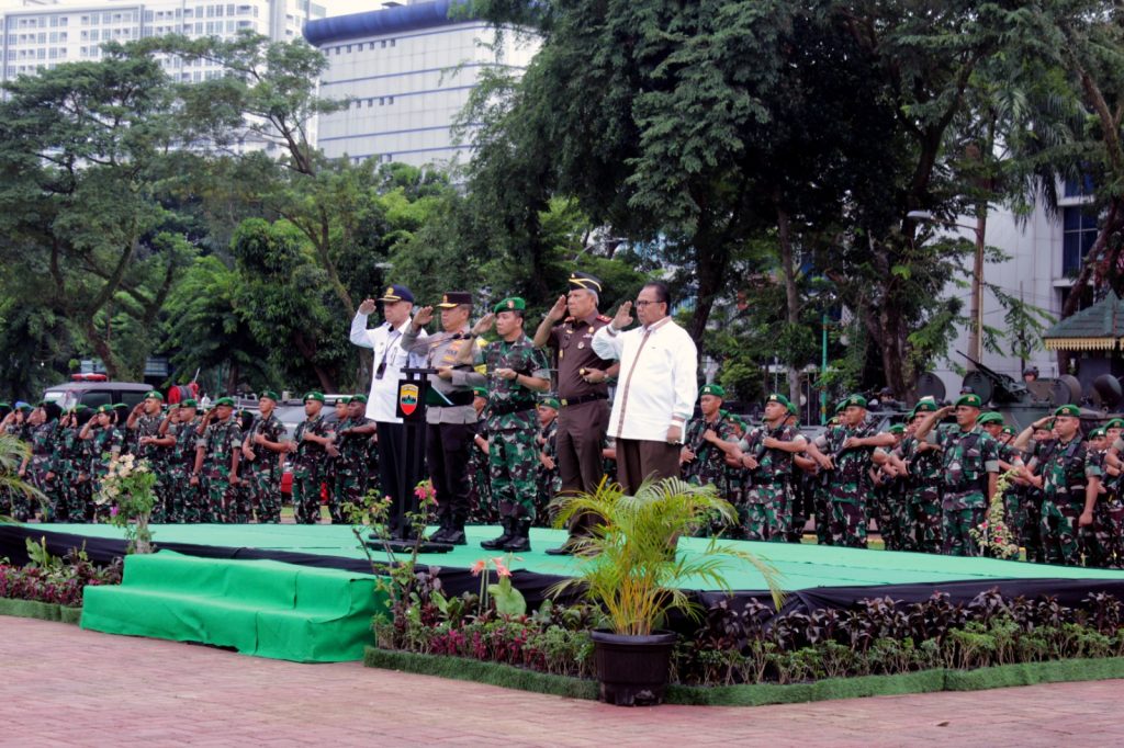 Kajatisu Bersama Forkopimda Sumut Apel Kesiapan Pengamanan Pemilu 