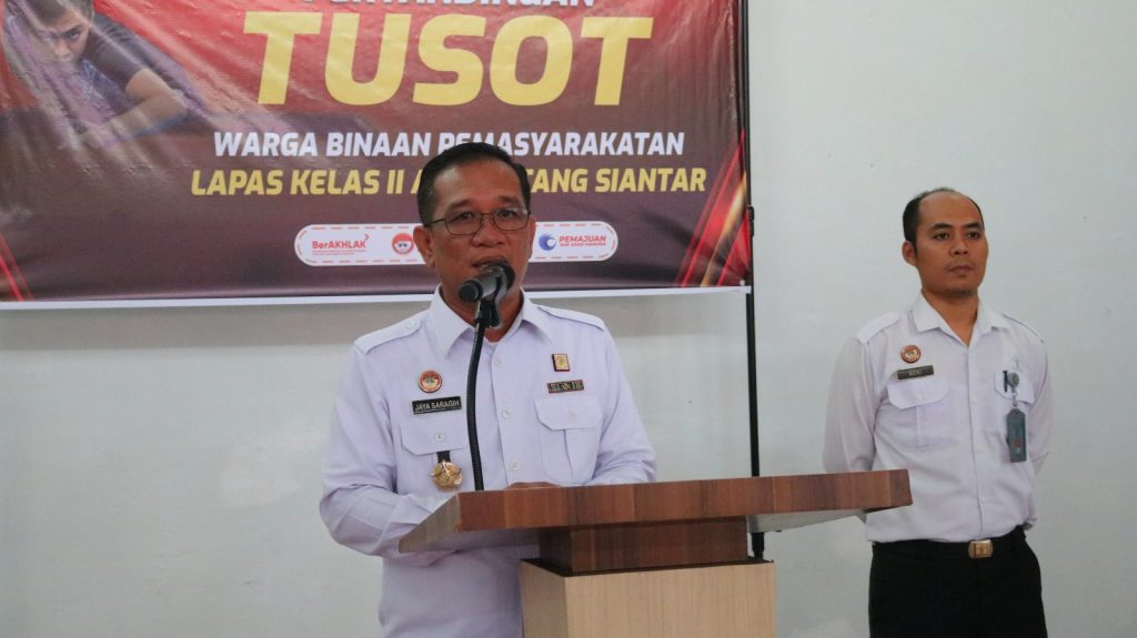 Lapas Siantar Buka Lomba Tusot Antar WBP