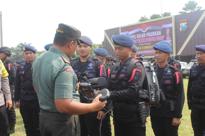 Pangdam Hadiri Apel Pasukan Operasi Bacuya 2023