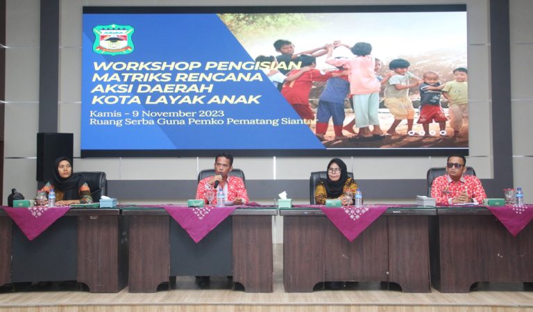 Pemko Siantar Selenggarakan Workshop RAD KLA