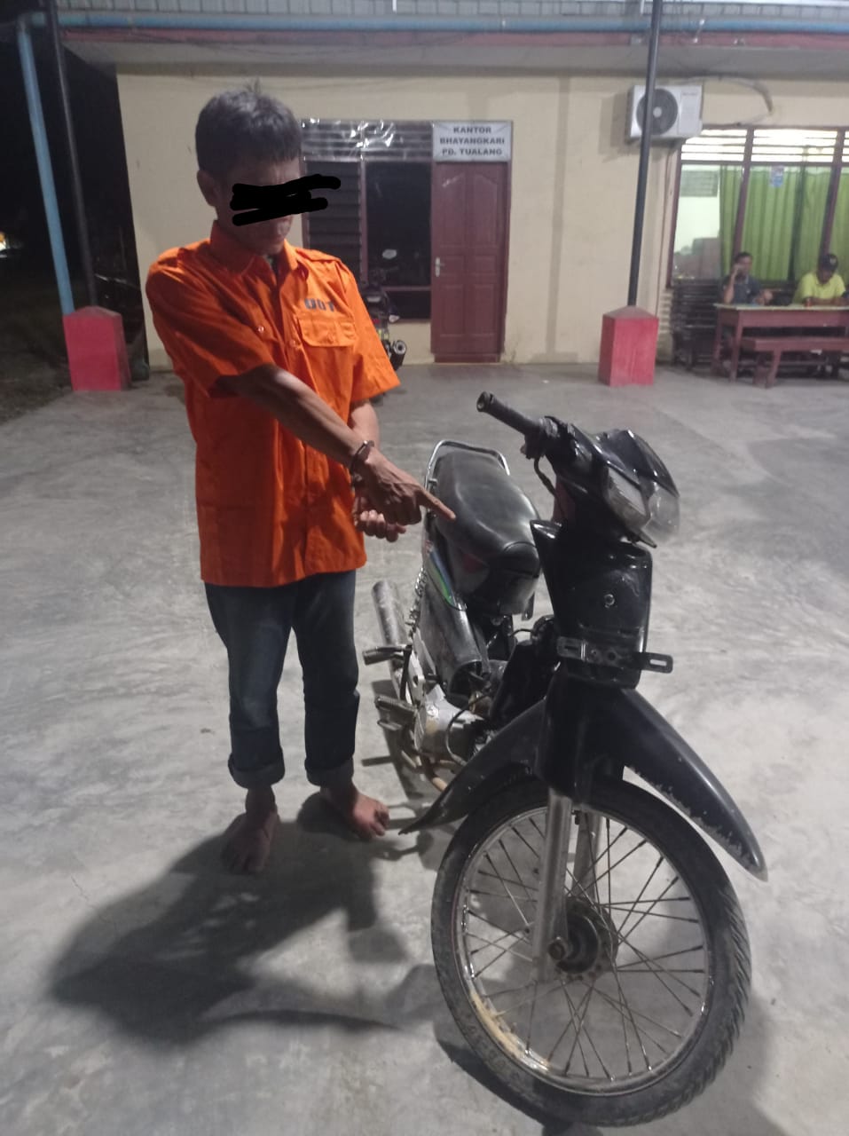 Polsek Padang Tualang Ungkap kasus dan Tangkap pelaku Curanmor