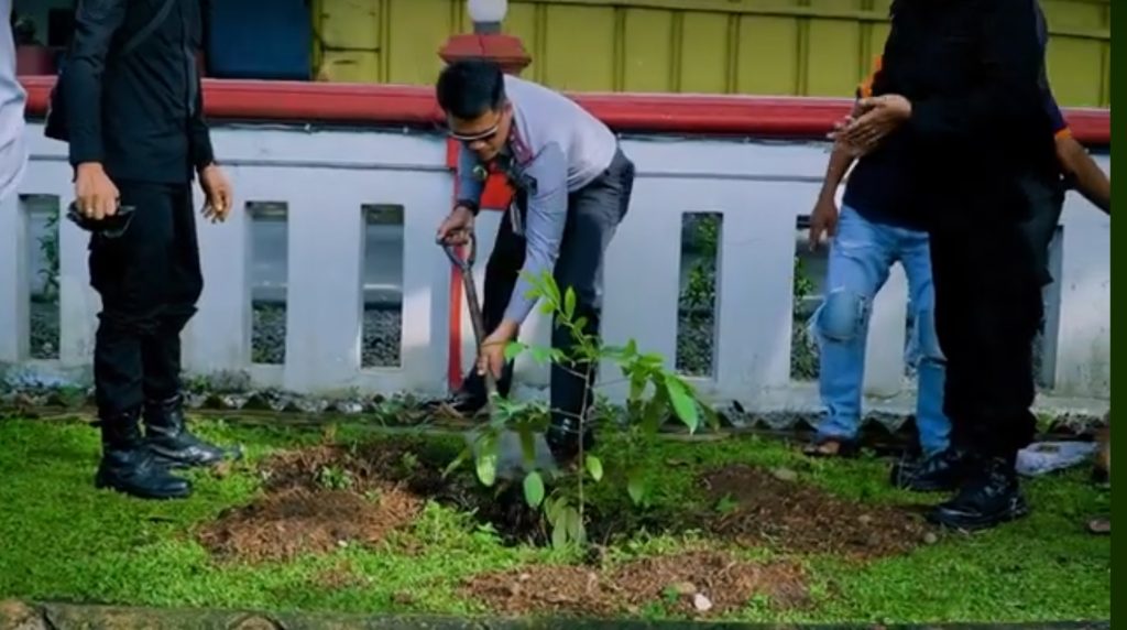 Rutan Kelas I Medan Lakukan Penanaman Pohon