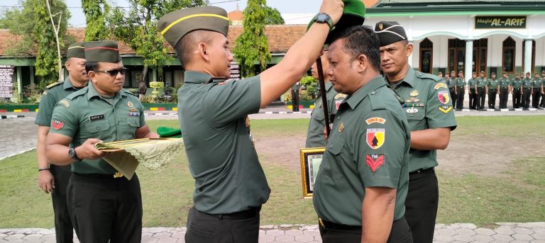 80 Prajurit TNI-AD Resmi Emban Tugas di Kodim Lamongan