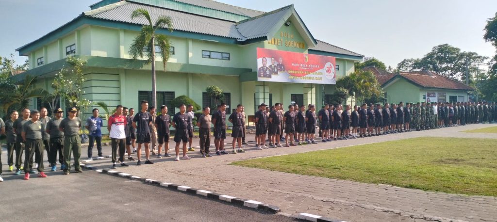 Dandim Letkol Arm Ketut Wira Purbawan Ajak Prajurit Olahraga Bersama