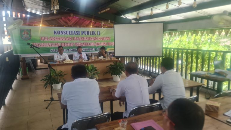 Drs Muhili Buka Konsultasi KP II Penyusunan KLHS RPJPD Kabupaten Asahan Tahun 2025-2045