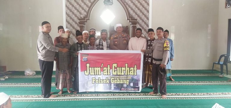 Jumat Curhat, Polsek Gebang Polres Langkat Dengar Langsung Keluhan Warga