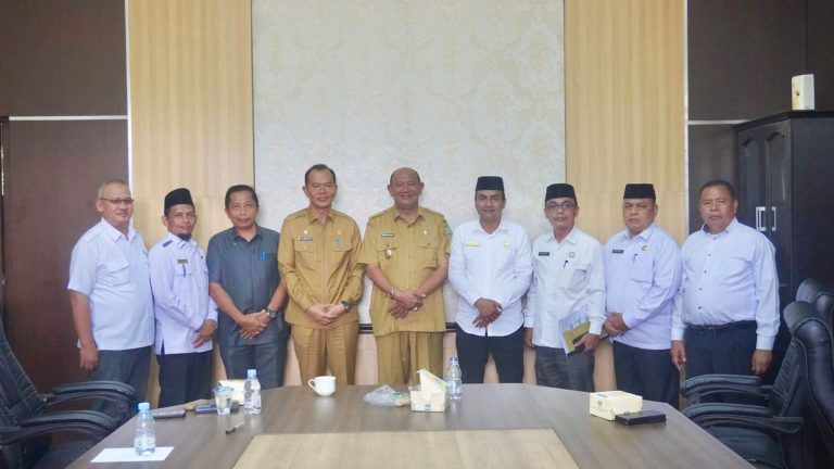 Kemenag Langkat Audiensi ke Syah Afandin 