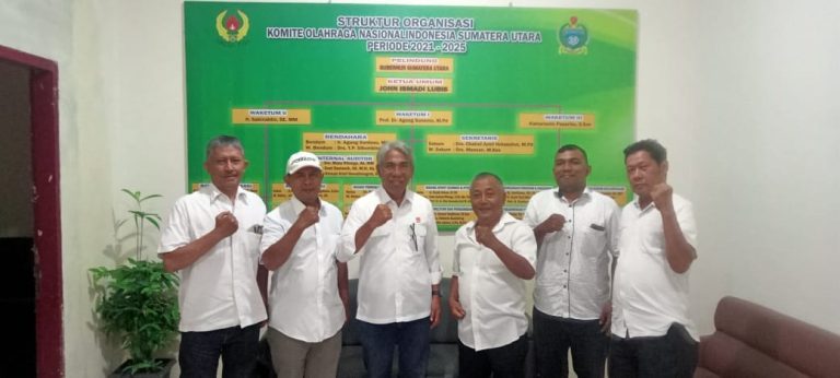 Ketua KONI Sumut Sambut Baik Audiensi Ketua dan Pengurus LPON.1