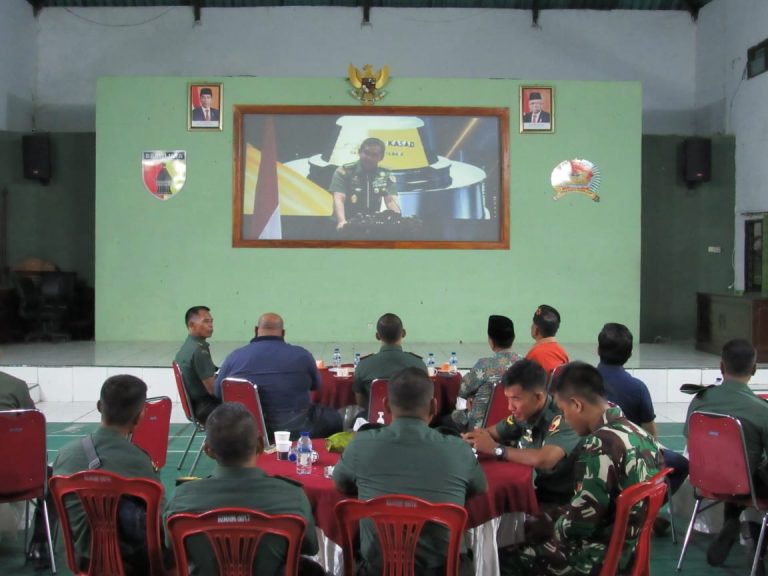 Kodim Lamongan Gelar Nobar Pemberian Penghargaan Kampung Pancasila