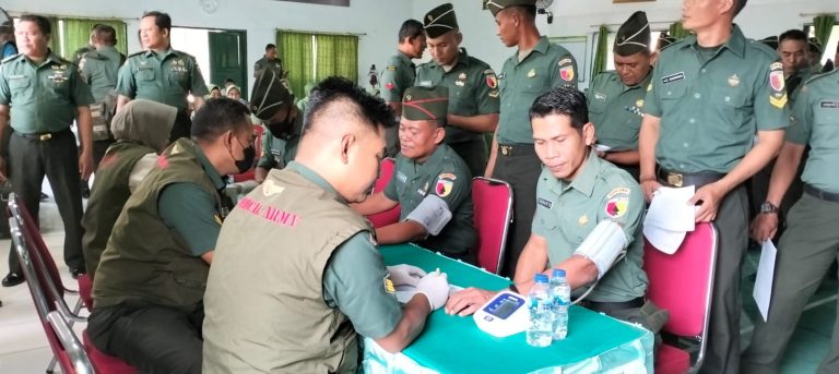  Kodim Lamongan Hasilkan Ratusan Kantong Darah  