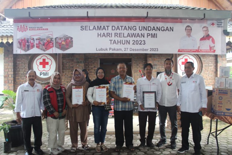 PMI Deli Serdang Peringati Hari Relawan PMI