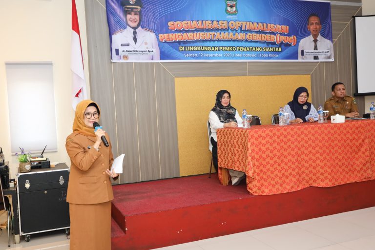 Pemko Siantar Buka Sosialisasi Optimalisasi PUG