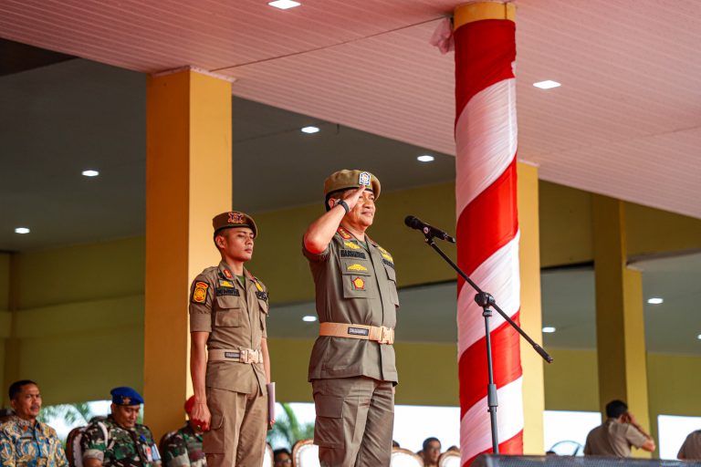 Pj Gubernur Sumut pimpin Apel Gelar Pasukan Jelang Pemilu