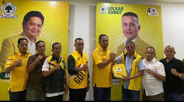 9 Berkas Balon Bupati Deli Serdang Diserahkan ke DPD Partai Golkar Sumut