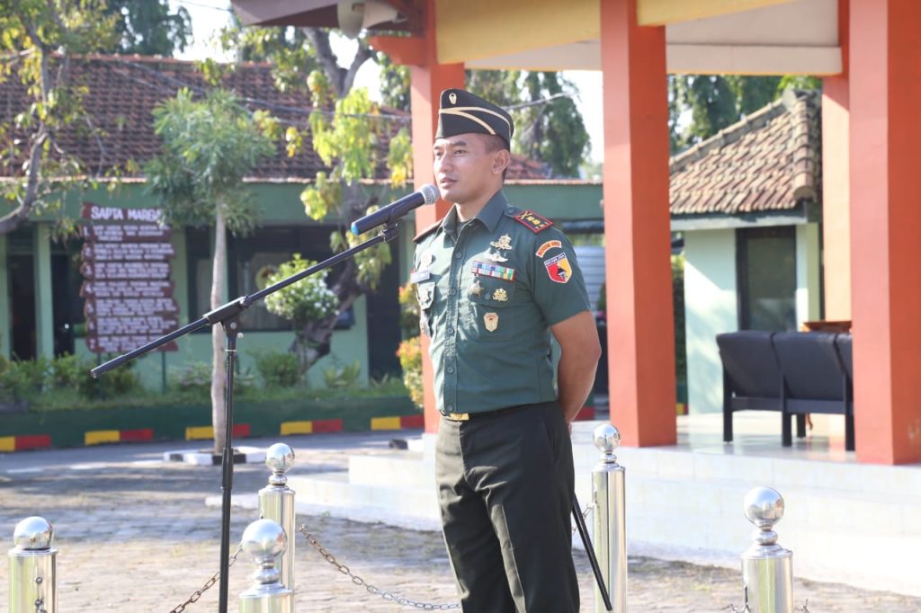 Apel Luar Biasa, Dandim Lamongan Cek Kelengkapan Personil