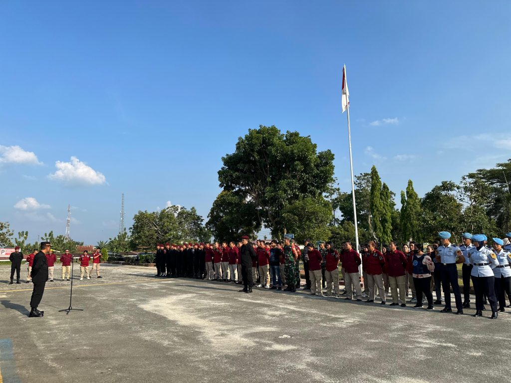 Lapas Siantar Sinergi Bersama TNI-Polri Apel Siaga Jelang Idul Fitri 1445 H