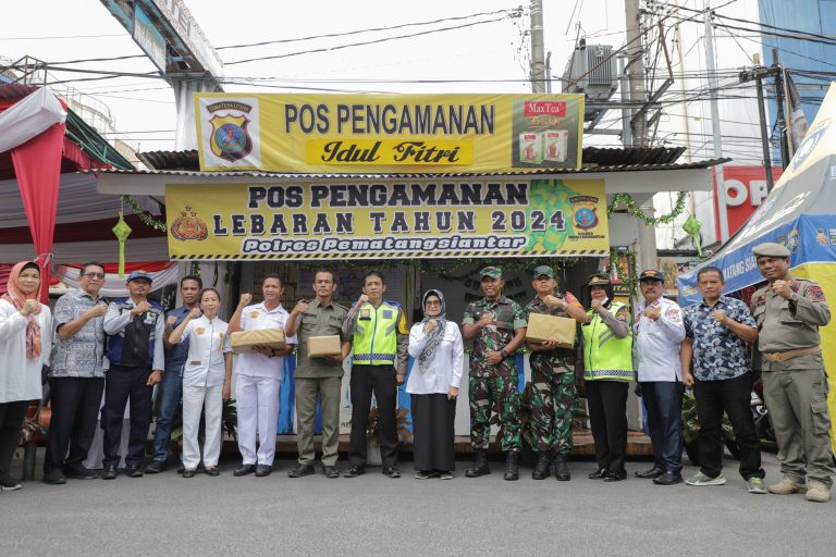 Pemko Siantar Bersama Forkopimda Monitoring Pos Pam Yan Operasi Ketupat