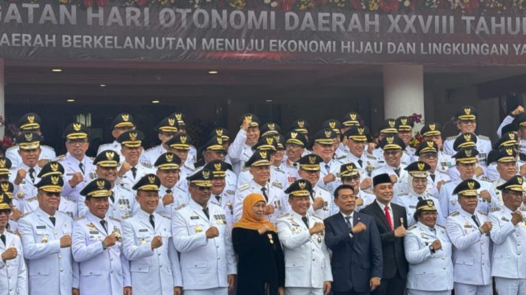 Pj. Bupati Banyuasin hadiri upacara otonomi daerah