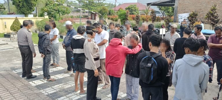 Polisi Amankan 15 Pelaku Tawuran di Siantar