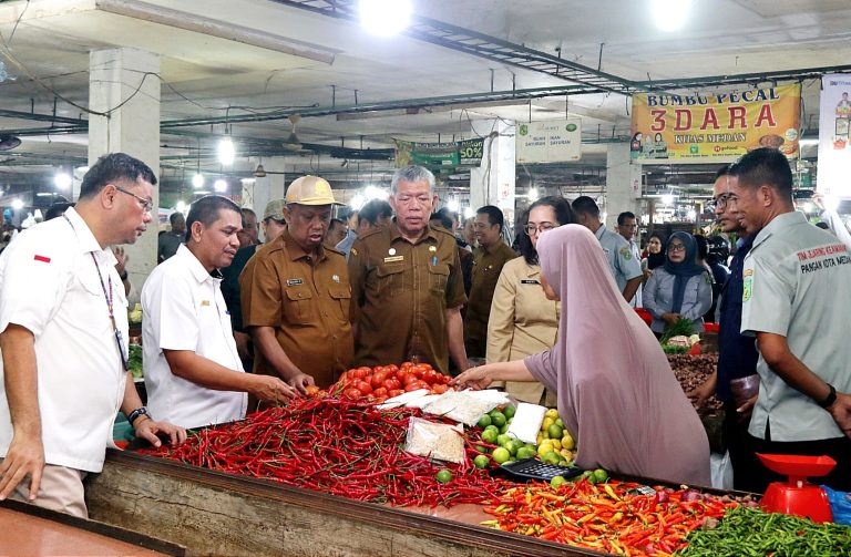 Satgas Pangan Sumut Tinjau Pasar Petisah