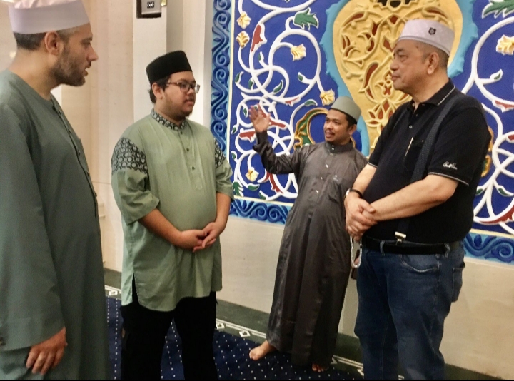 Syekh dari Mesir Sampaikan Kekaguman kepada Takmir Masjid Agung Medan