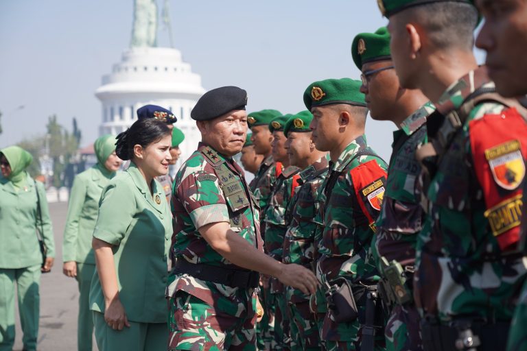 Dangartap IIISurabaya Kirim Pasukan Yonzipur 5ABW ke Kalimantan Barat