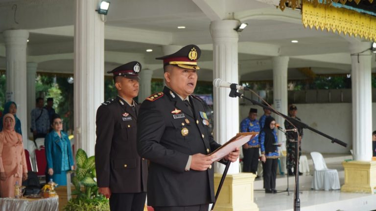 Kapolres Langkat Pimpin Upacara Harkitnas Ke-116