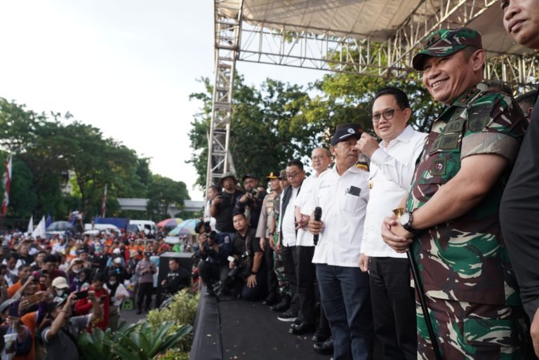 Peringatan Hari Buruh di Surabaya Berjalan Kondusif